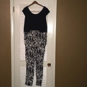 Black and White Romper!